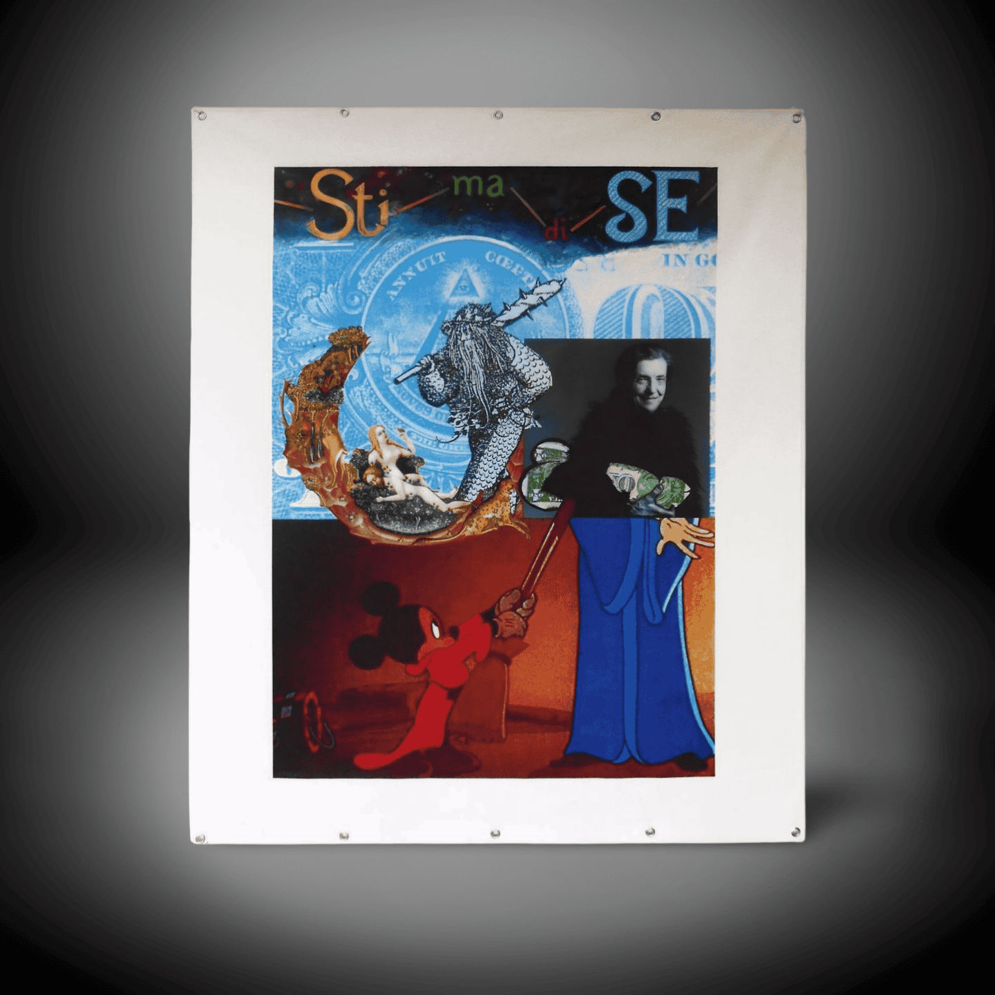 Mixed Media Pop Culture Art Print