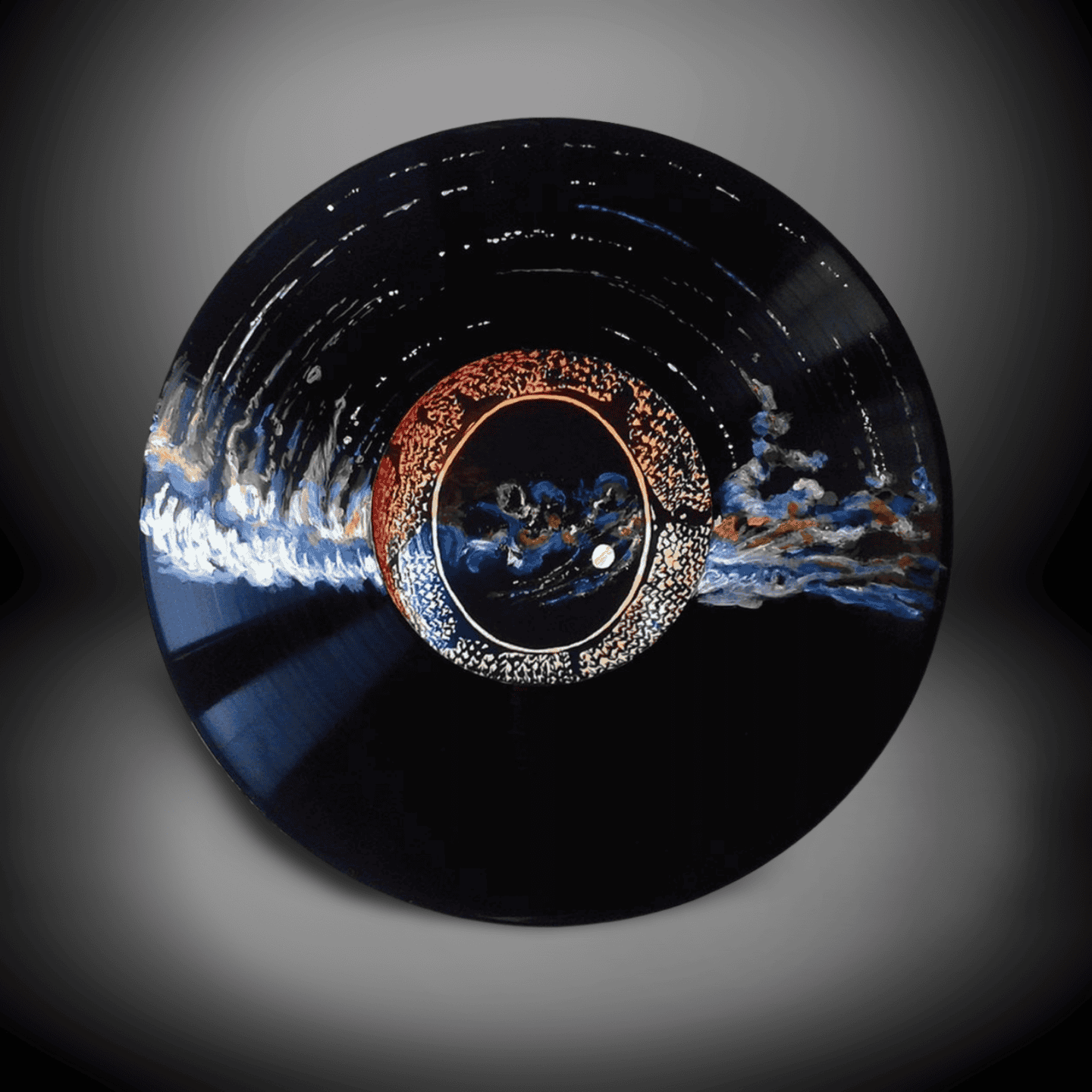 Custom Painted Vinyl Record