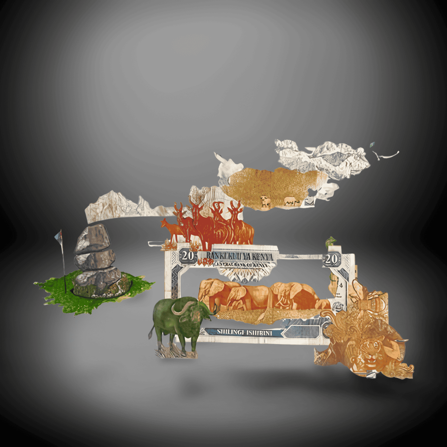 Kenyan Shilling Note Art