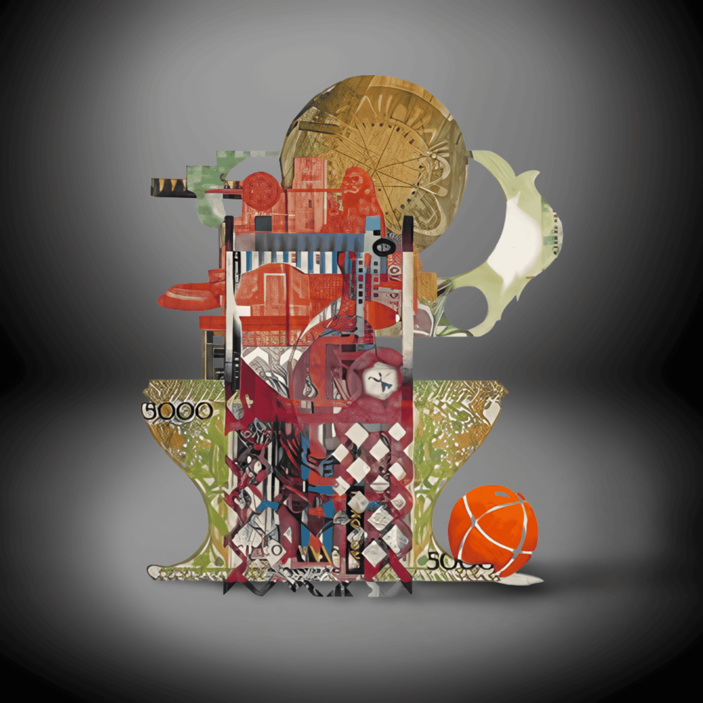 Abstract Art Sculpture