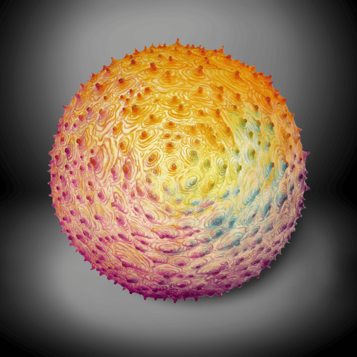 Colorful Pollen Sphere