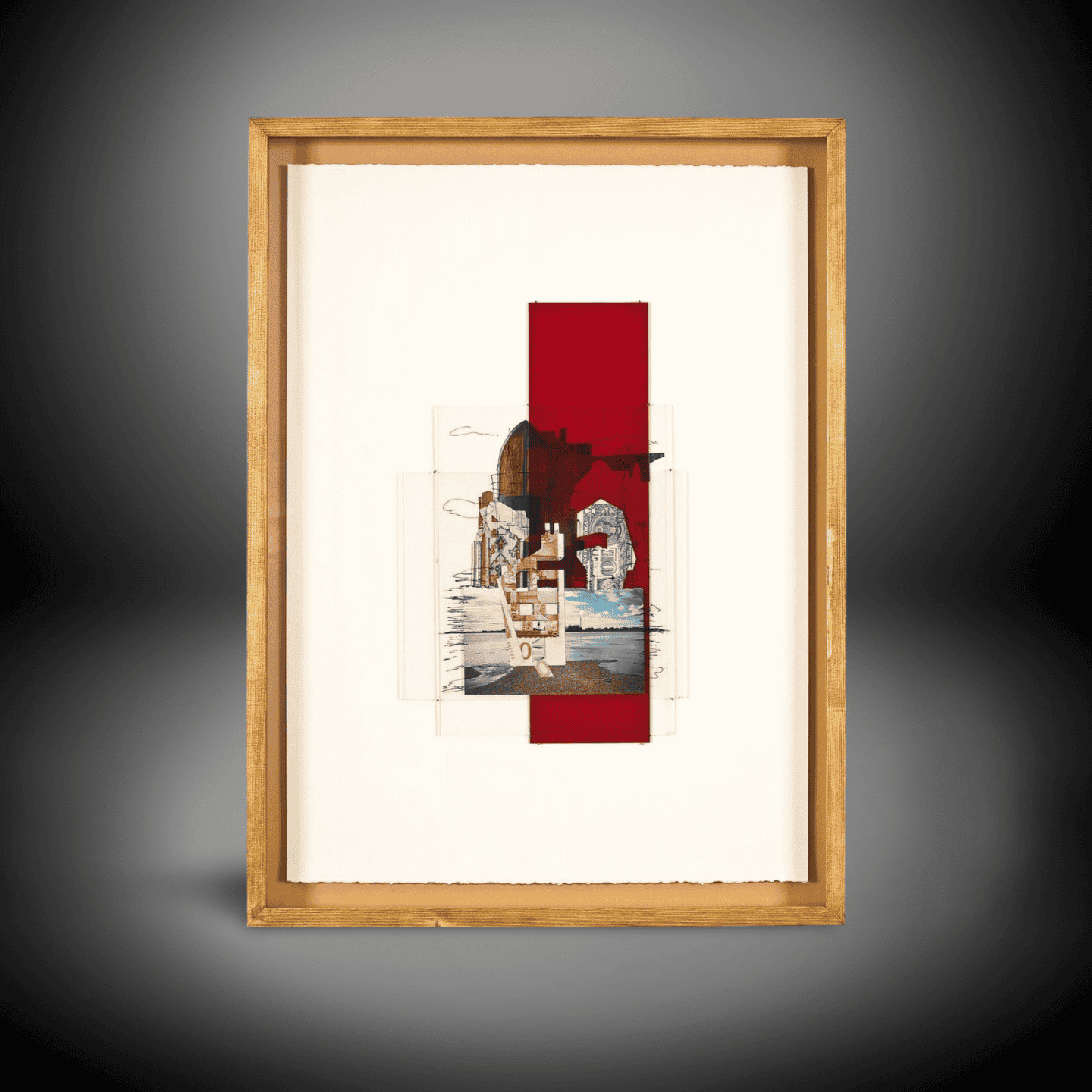 Modern Framed Abstract Art Print