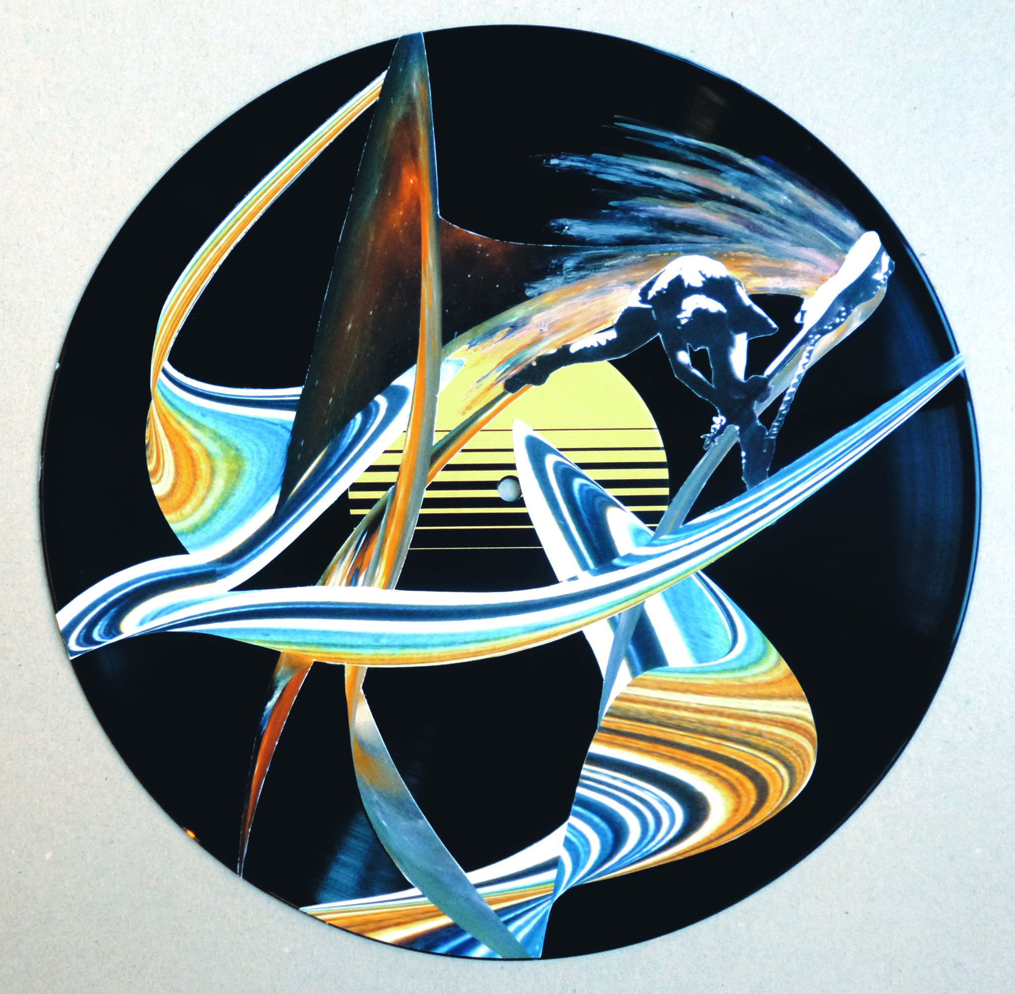 Collage sur disque vinyle : Covinyle No.24B Clash