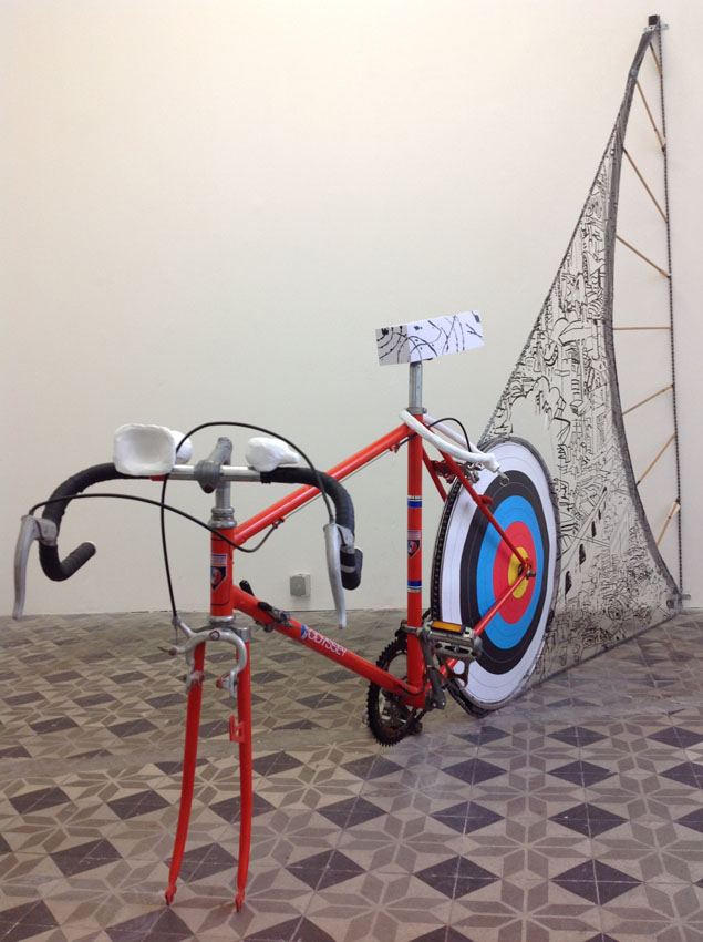 Œuvre Collective - La bicyclette 