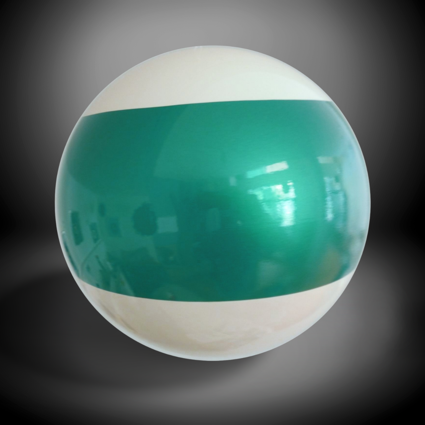 Decorative Sphere with Abstract Design
