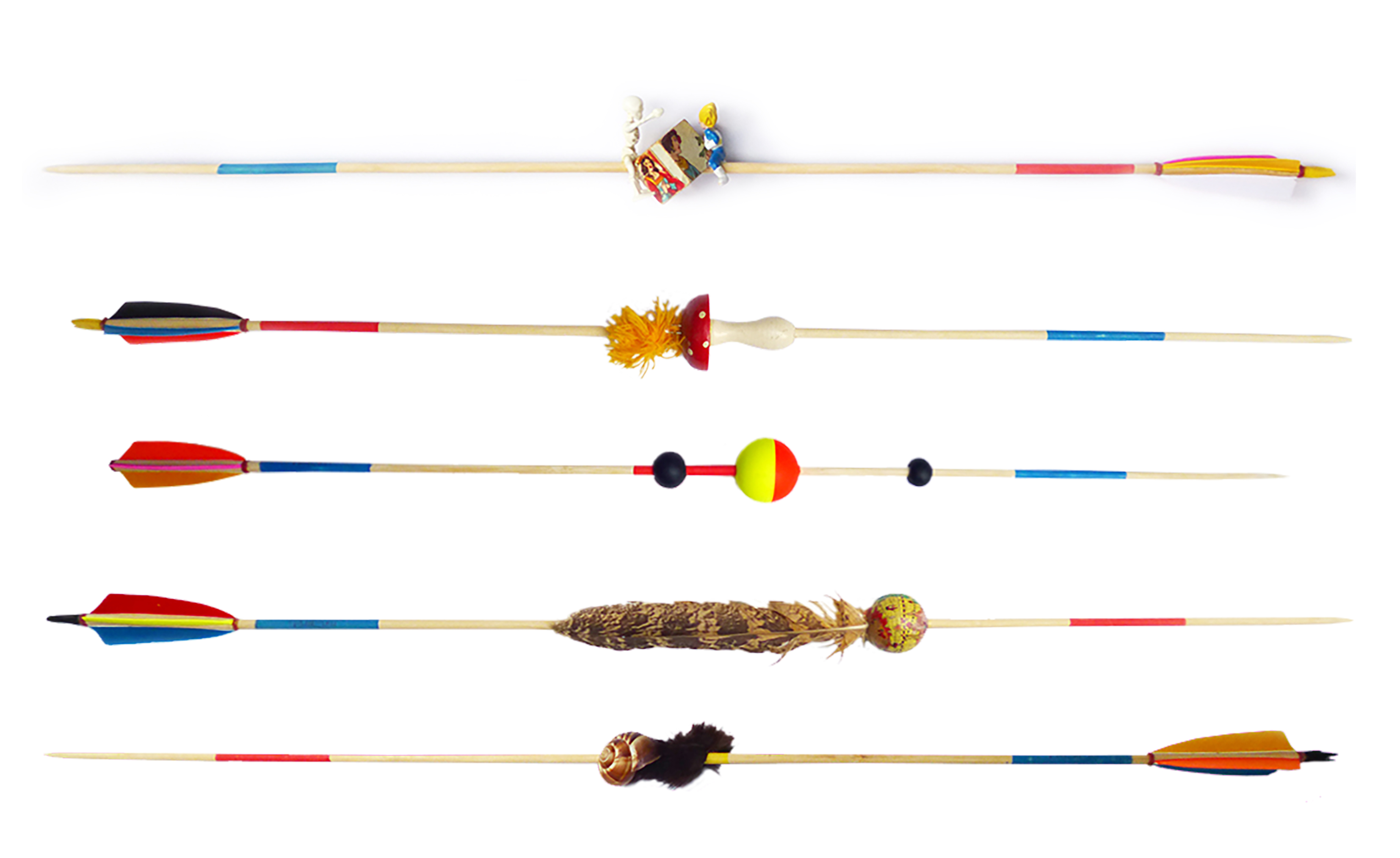 Groupe de 9 collage flèches
