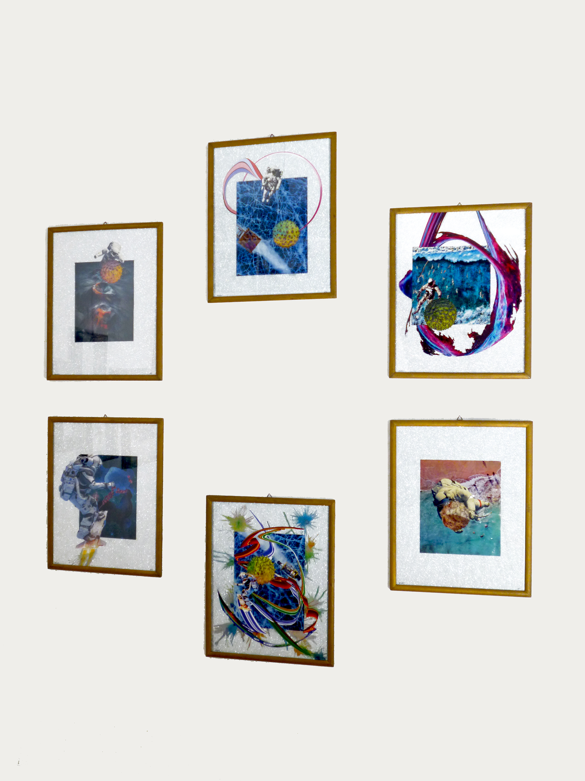 Groupe des six collages Stalagnautes