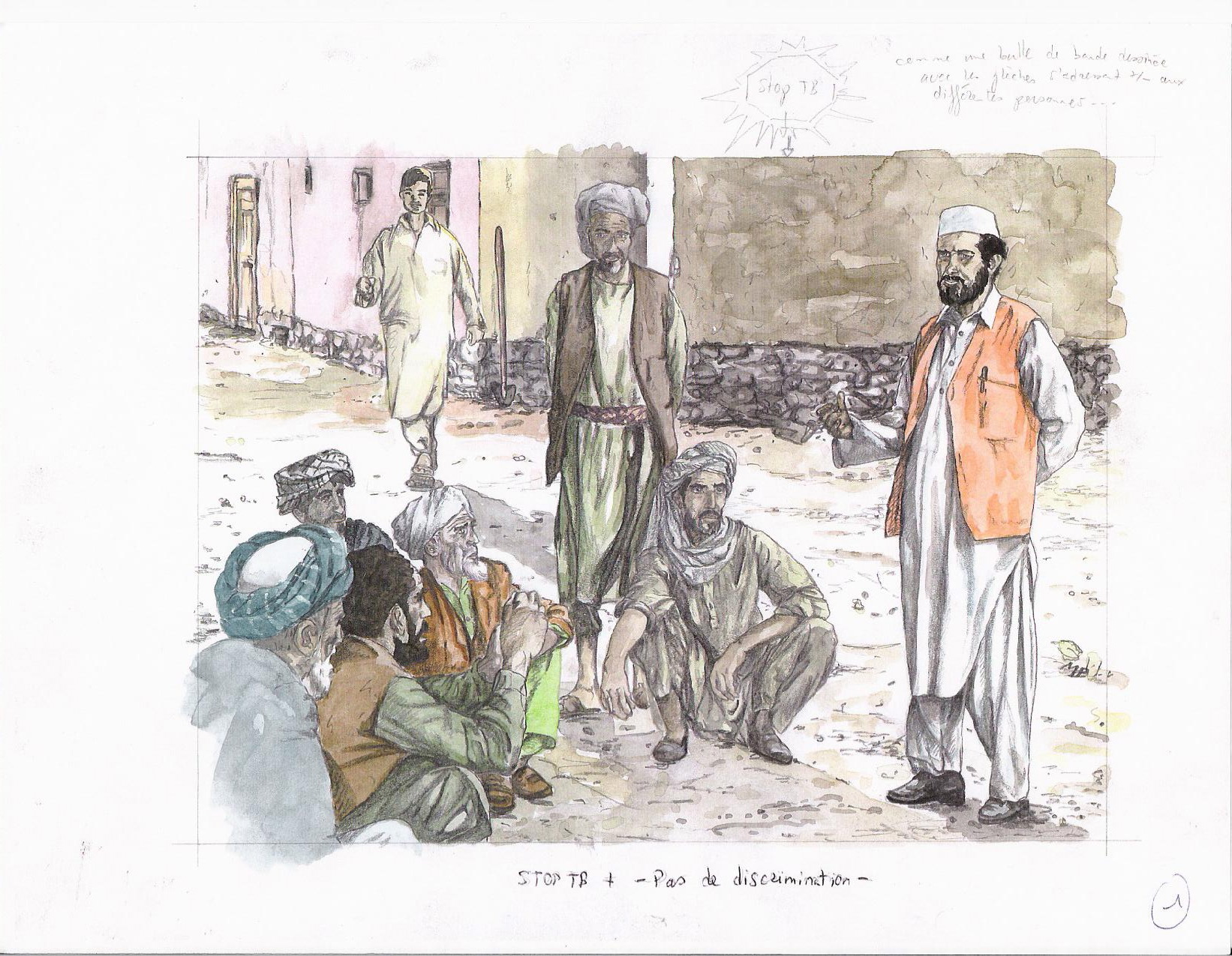 Timbres postes Afghan et OMS, 2004