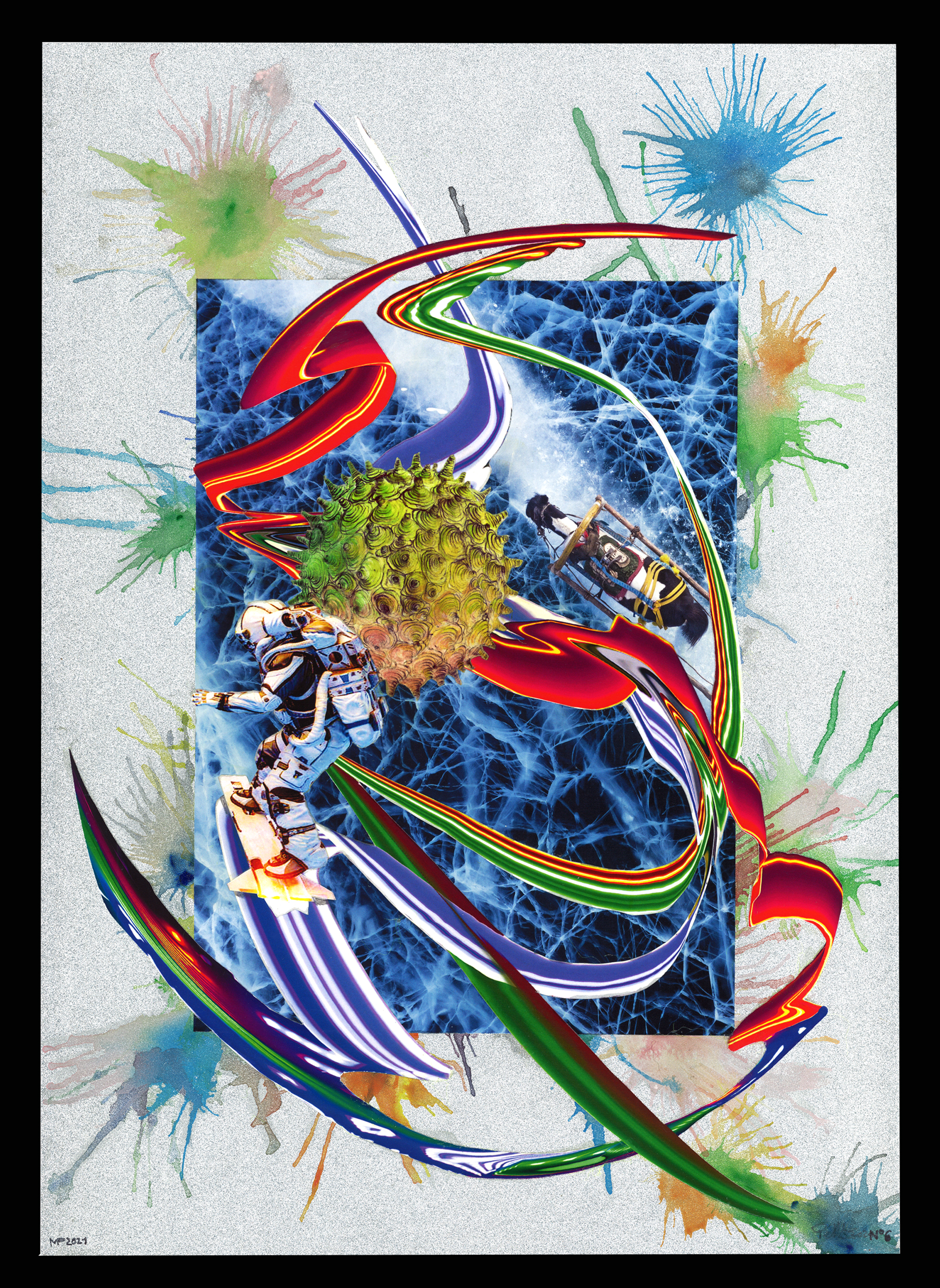 Abstract Sports Energy Art Print