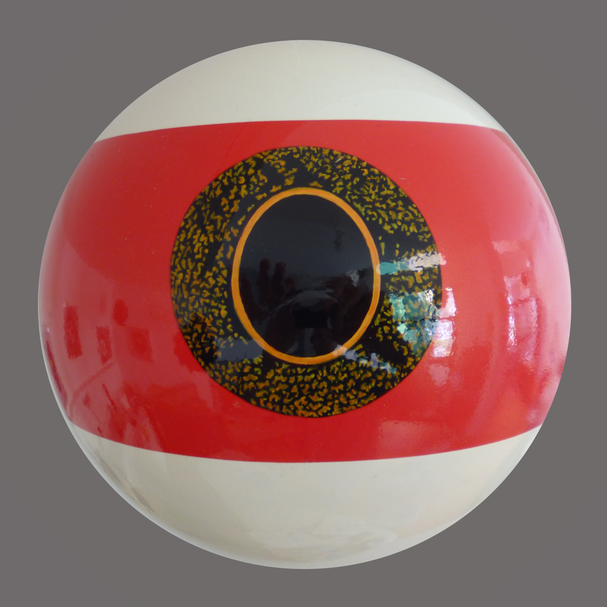 Oblò Billard rouge