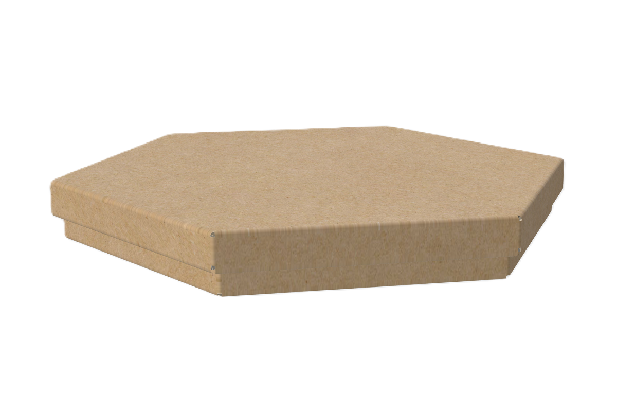 3301 Caixa De Papelão Ondulado Tipo Pizza Branca 35 Cm Pct