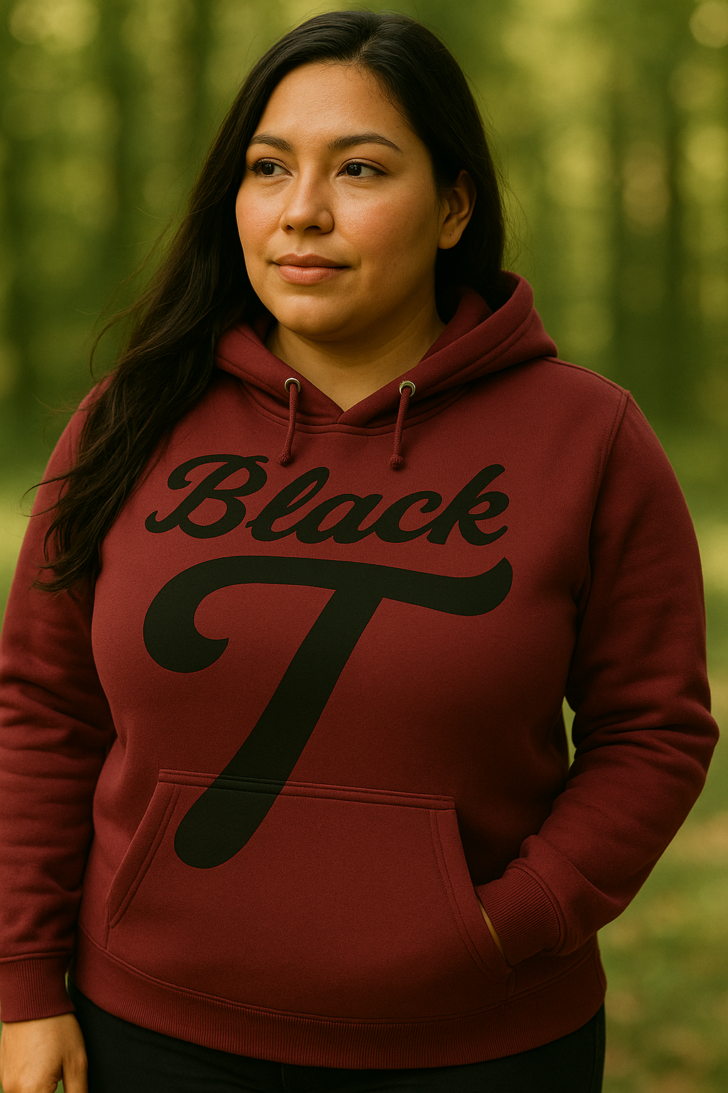 Burgundy Hoodie