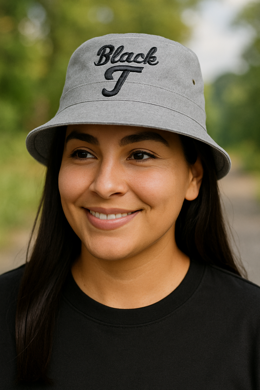 Grey Bucket Hat