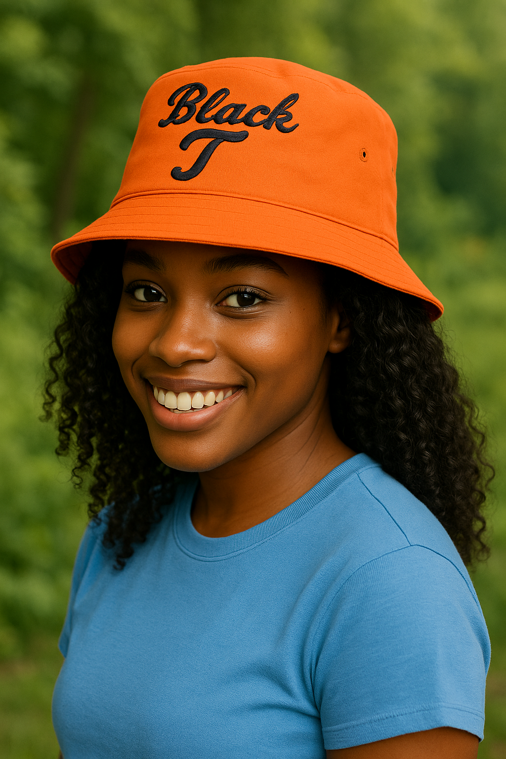 Orange Bucket Hat