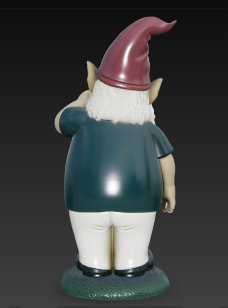 Cool Cannabis Gnome 3D Model