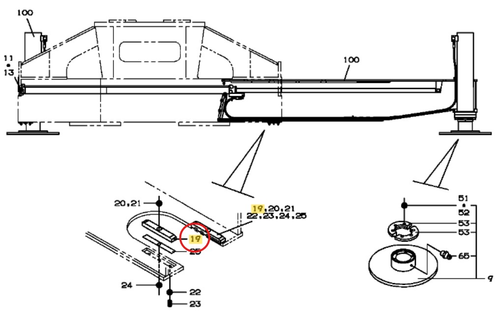 37002015190 Tadano Plate - Outrigger Plate