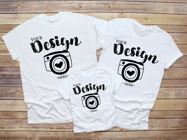 Custom family t-shirt set