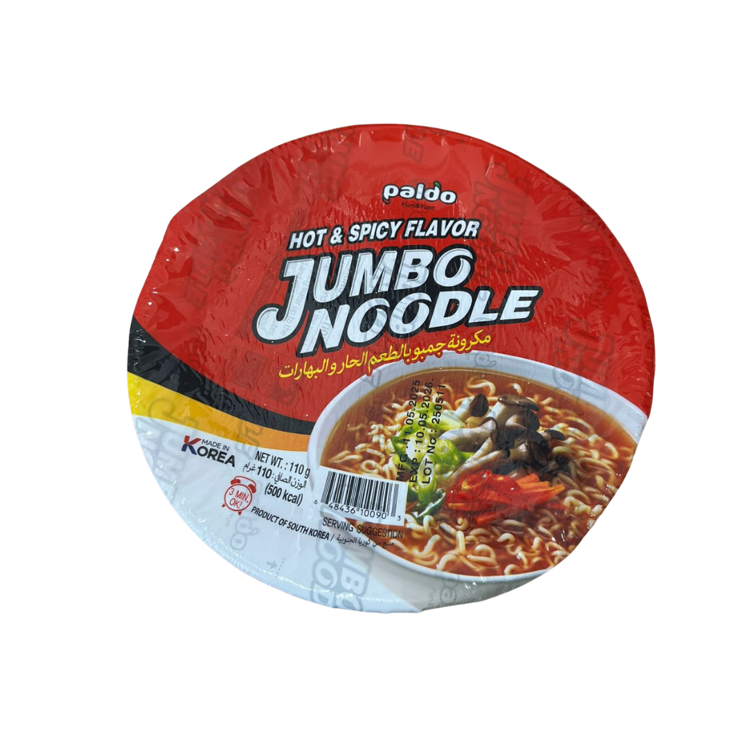 Paldo Hot & Spicy Jumbo Noodle
