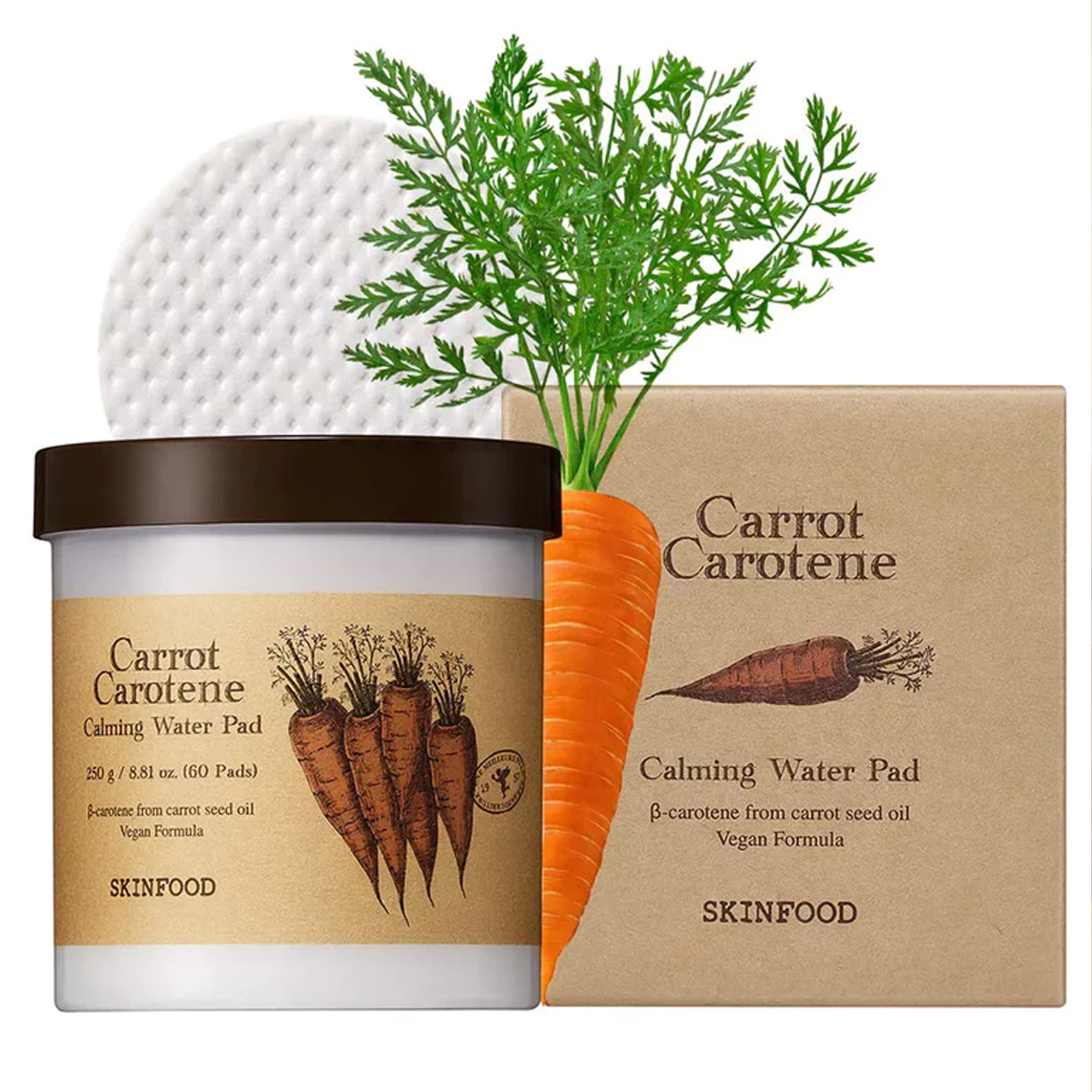 Skinfood CARROT CAROTENE CALMING WATER PAD