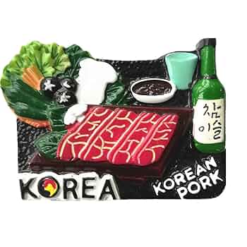 Korean Traditional Food Magnet Foreigner Gift Magnet Food Magnet 