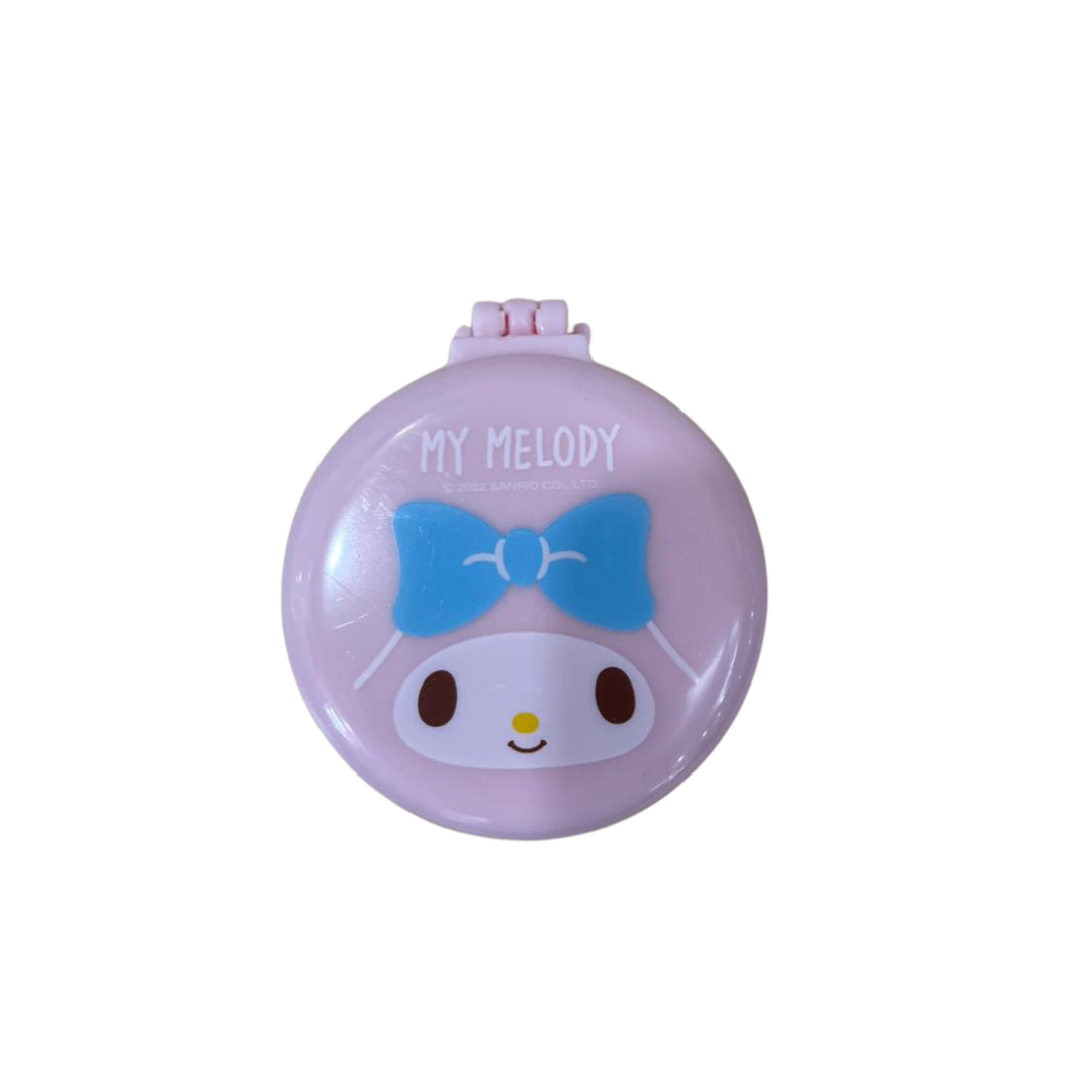 My Melody Compact Folding Brush with Mirror