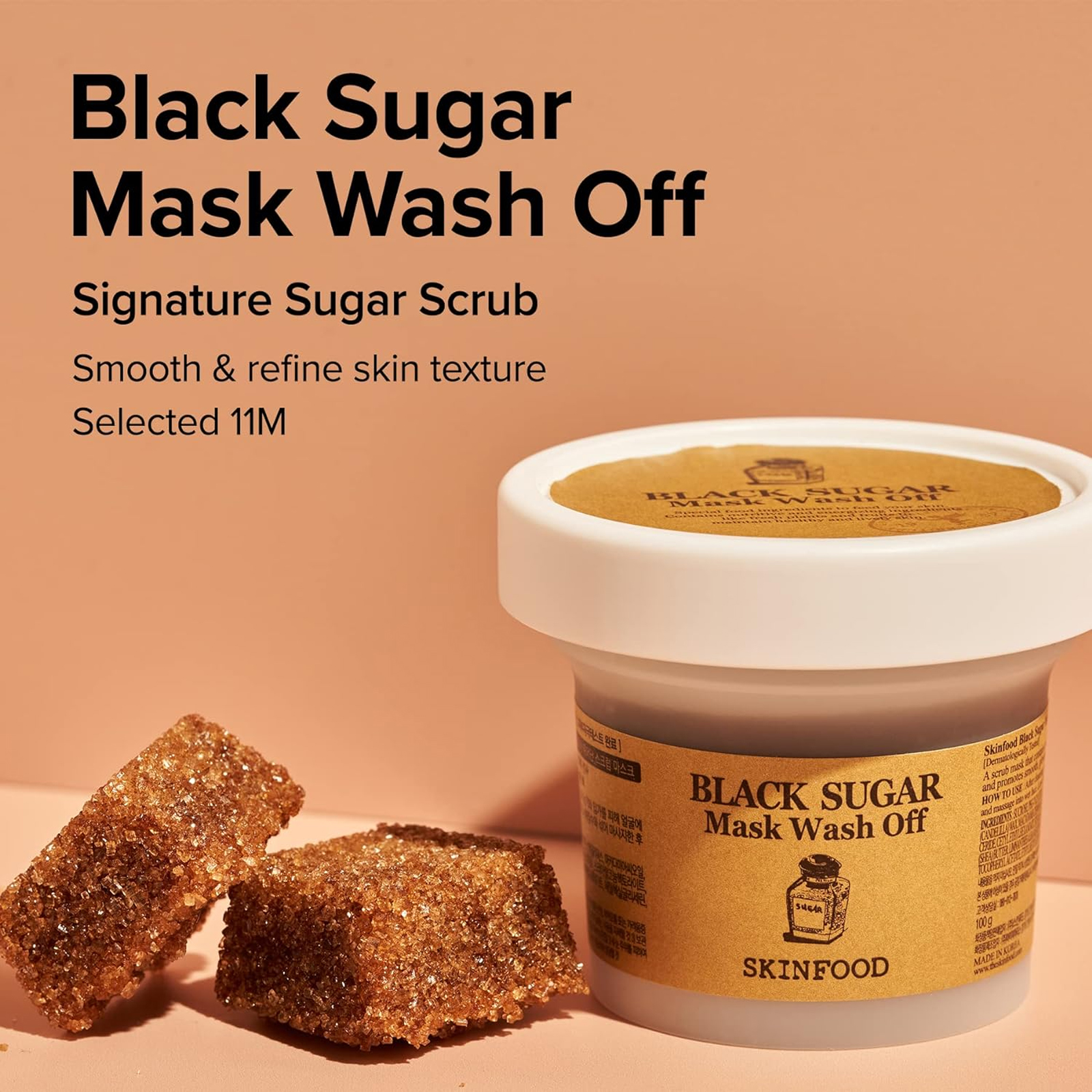 SKINFOOD BLACK SUGAR MASK WASH OFF