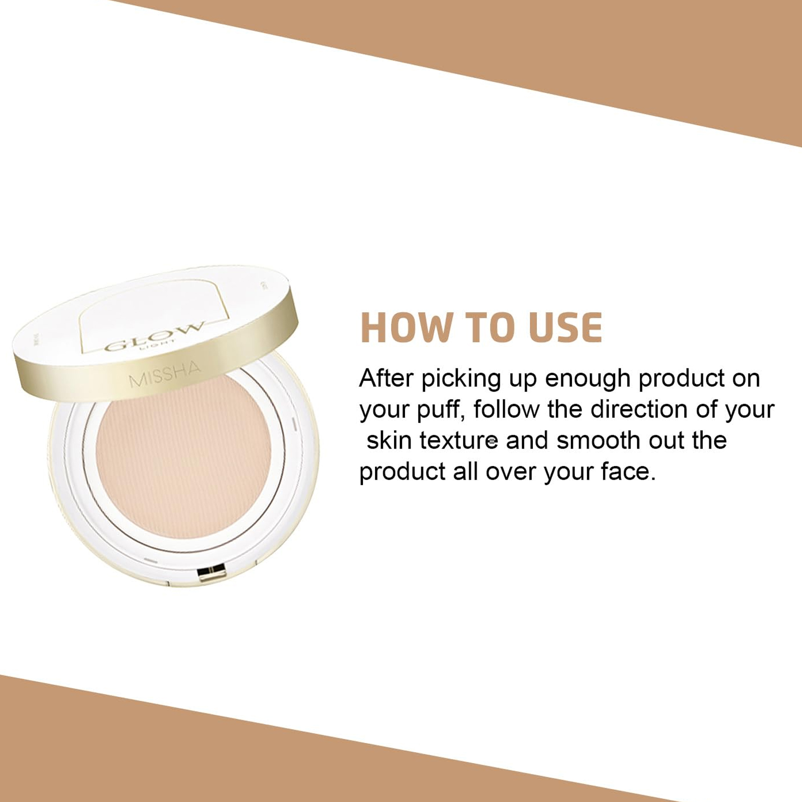 MISSHA GLOW CUSHION LIGHT [NO.23 SAND]