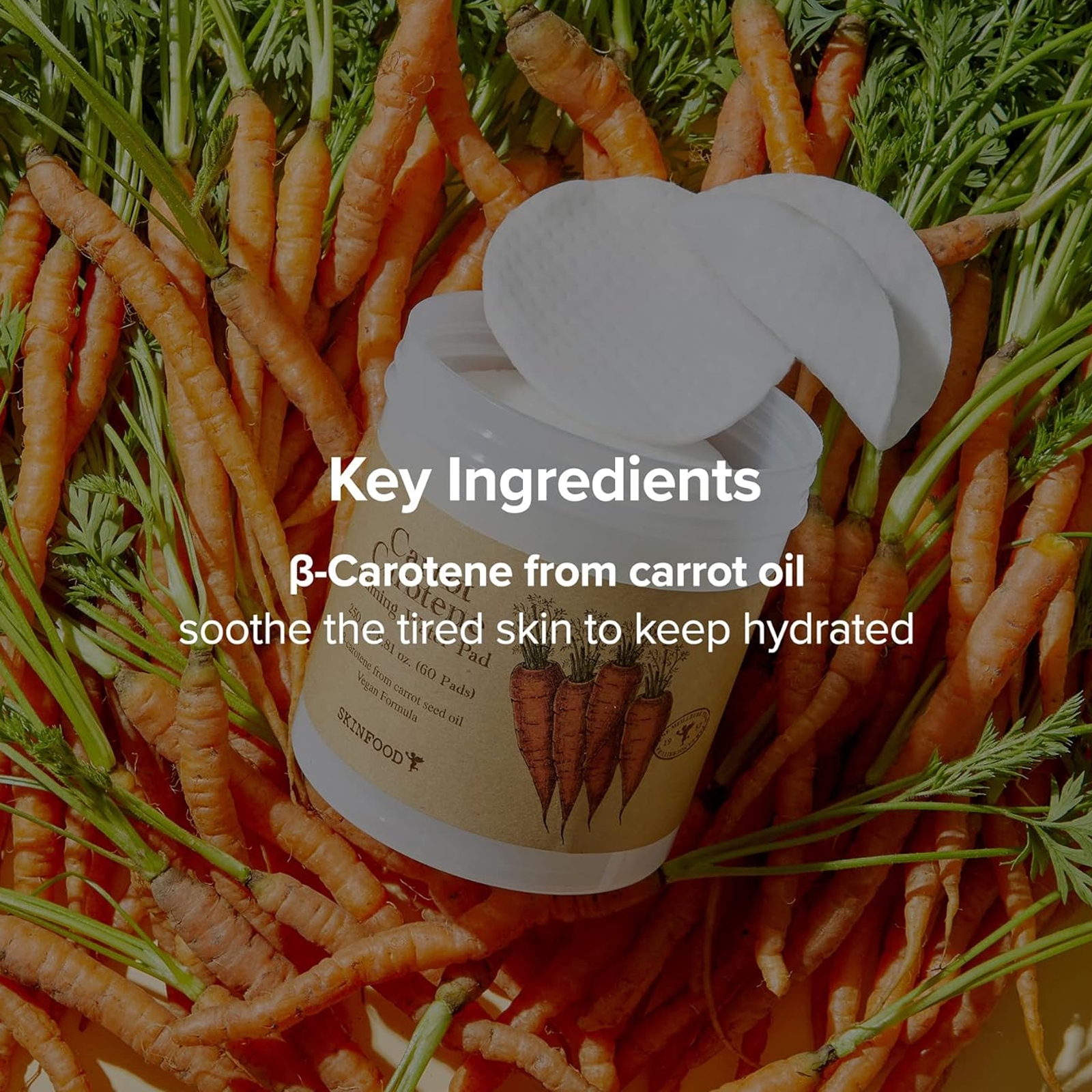 Skinfood CARROT CAROTENE CALMING WATER PAD