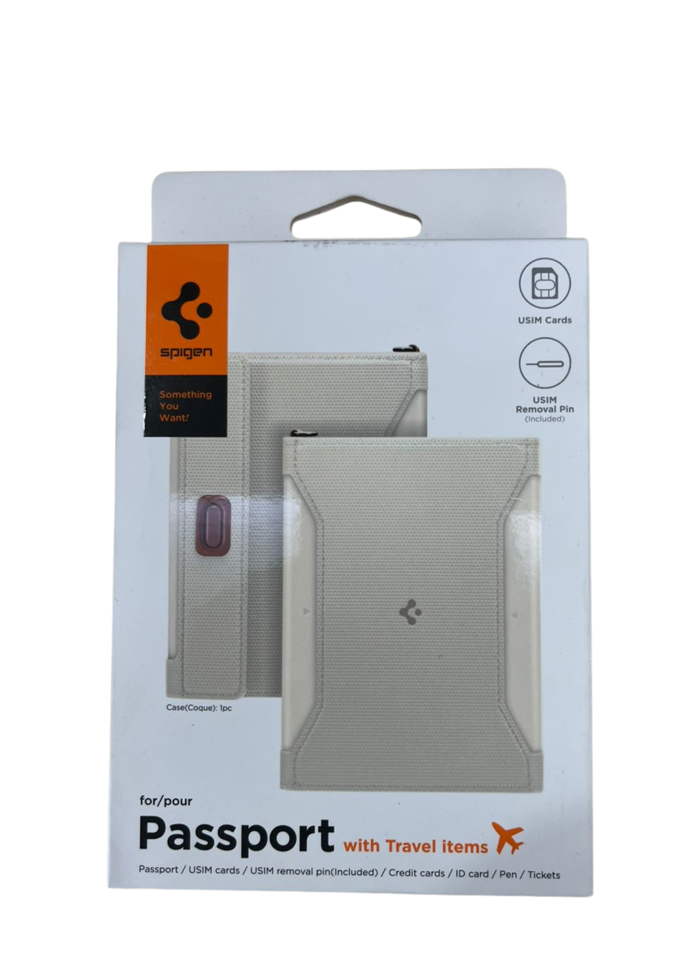 Spigen Passport Travel Wallet with Travel Icons