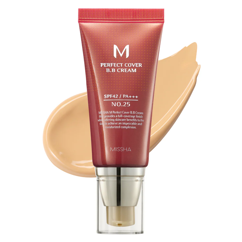 MISSHA M PERFECT COVER B.B CREAM SPF42/PA+++ (NO.25/WARM BEIGE) 50ML