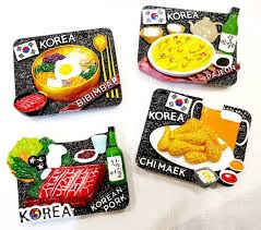 Korean Traditional Food Magnet Foreigner Gift Magnet Food Magnet 