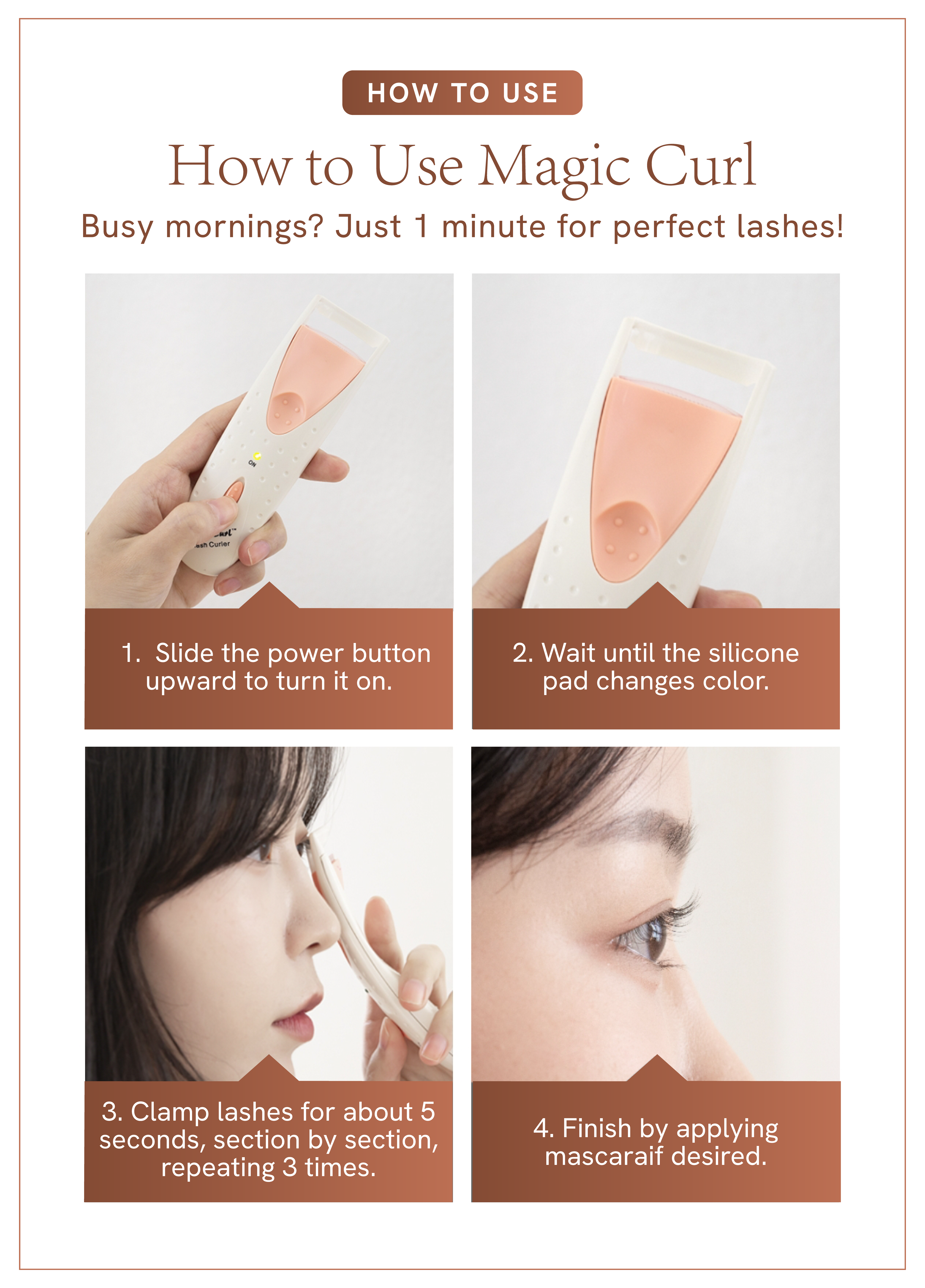 Zuvana Magic Curl Effortless Lashes in Just 1 Minute