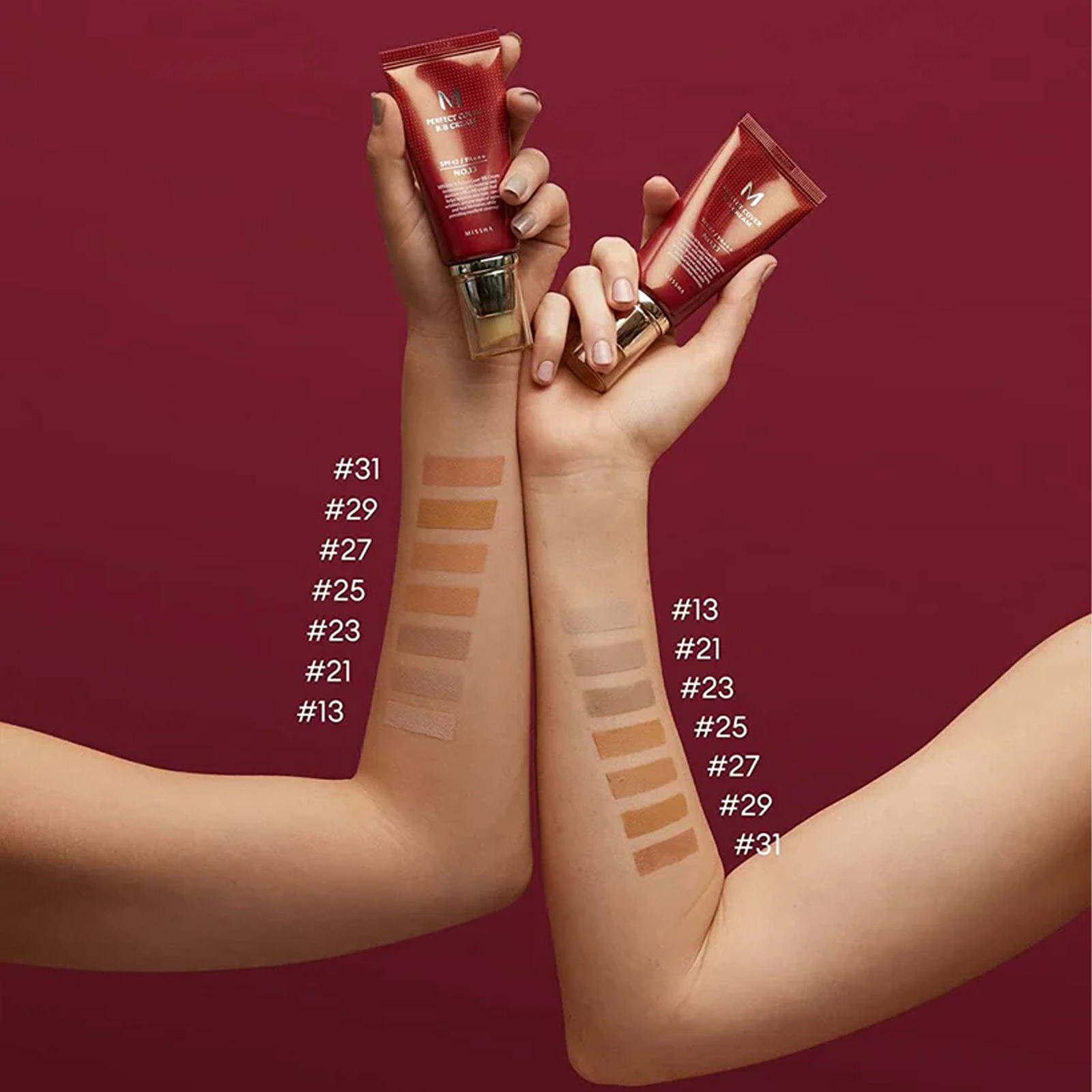 MISSHA M PERFECT COVER B.B CREAM SPF42/PA+++ (NO.25/WARM BEIGE) 50ML