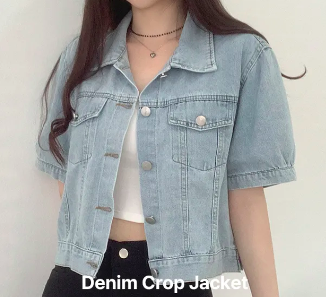 Denim Crop Jacket