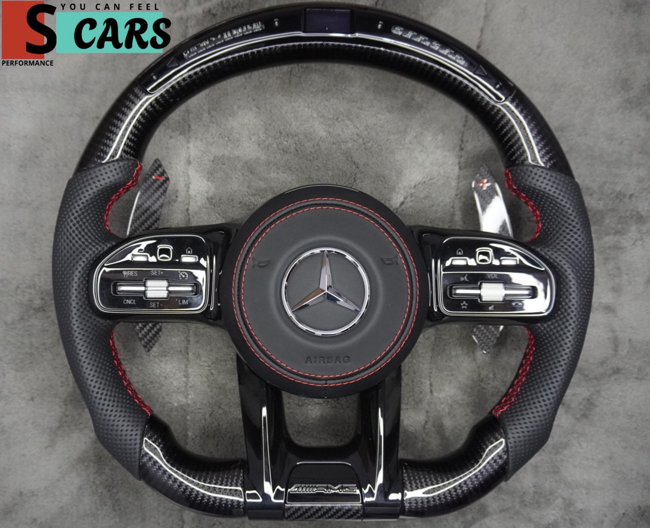 Mercedes Benz AMG steering wheel (2019-2025)