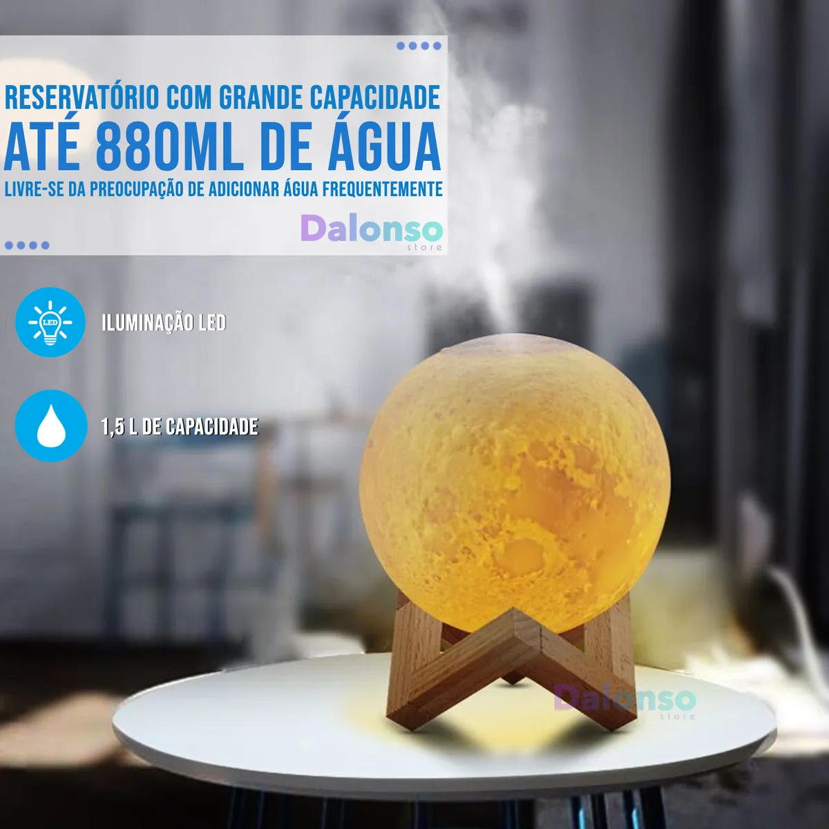 Umidificador Lua