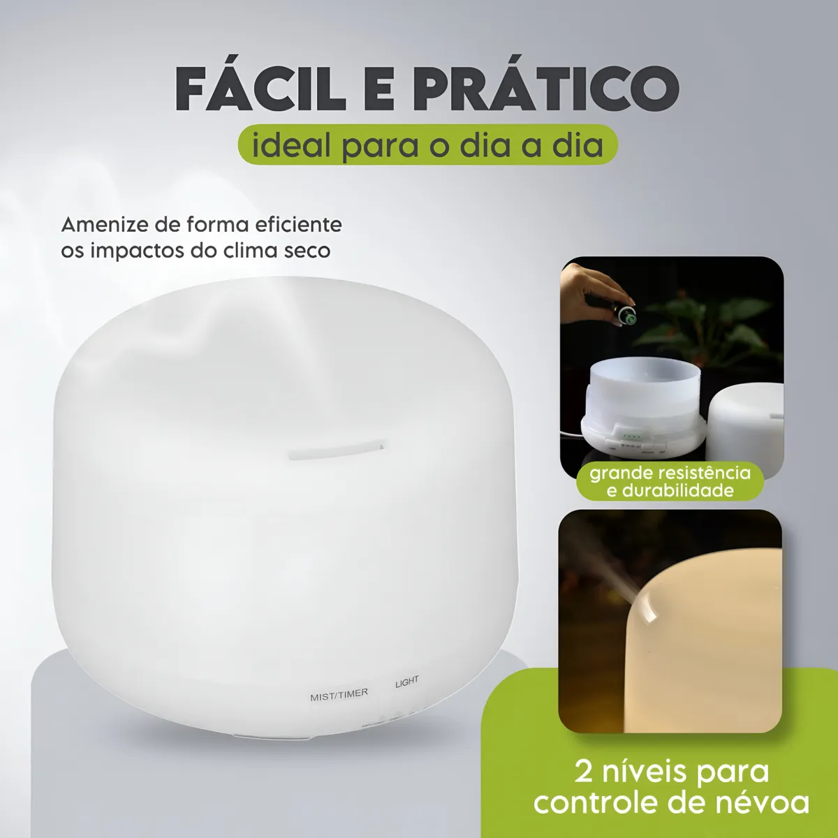 Difusor Ultrassônico de Essências