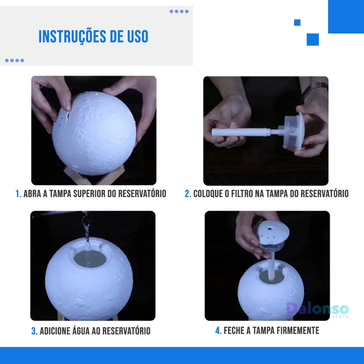 Umidificador Lua