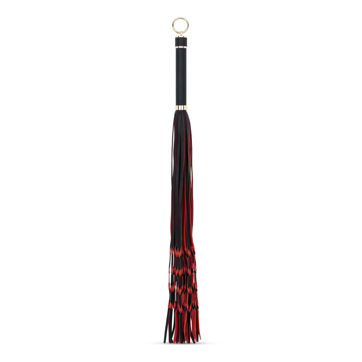 Fetish Collection - Flogger 64 cm - Rot und Schwarz