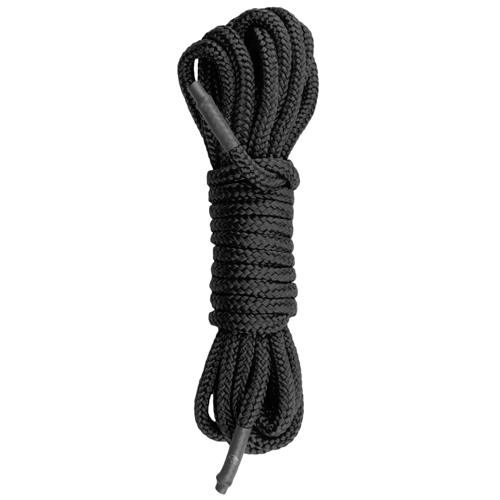 schwarzes Bondageseil aus Nylon, 5 M