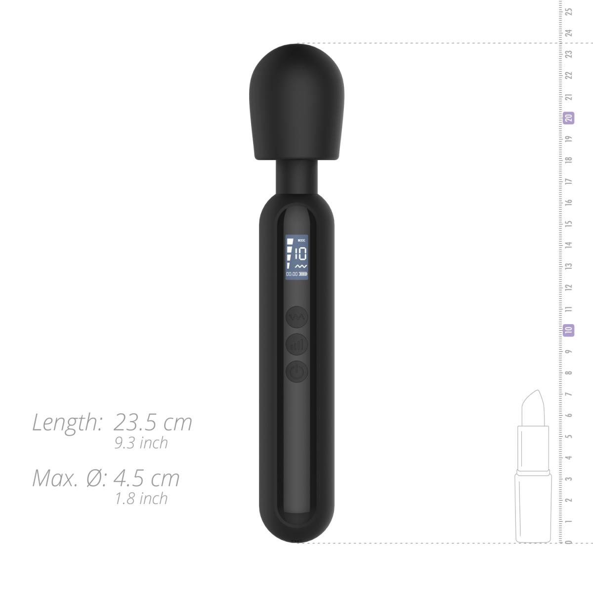 BLAQ - Digitaler Wand Vibrator - Schwarz