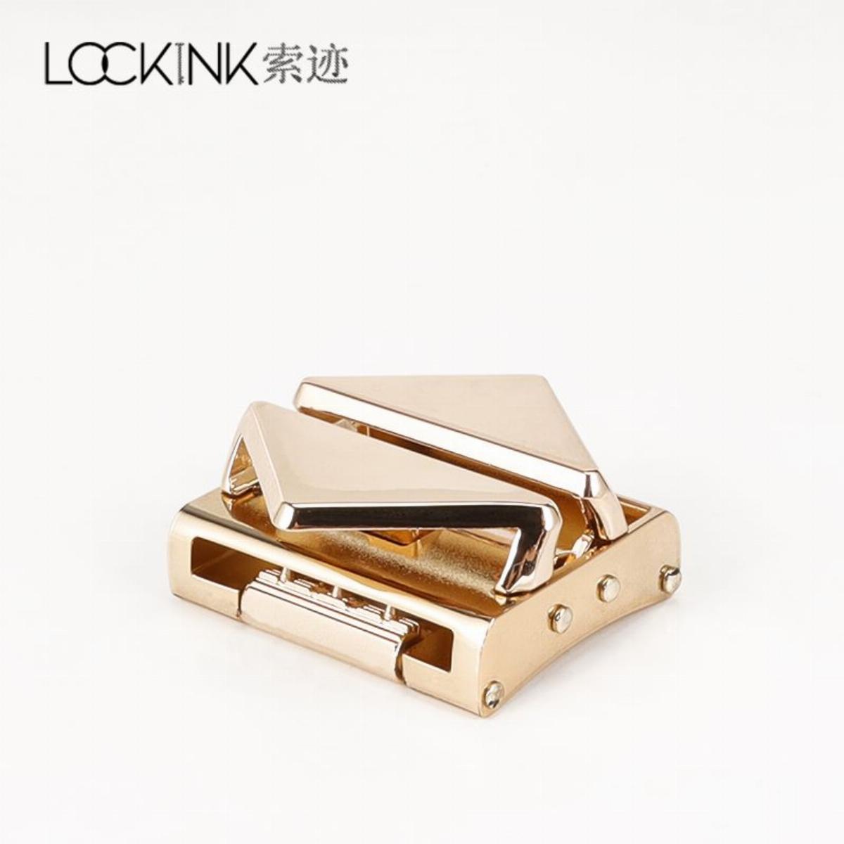 LOCKINK - Halsband mit Leine Set - braun