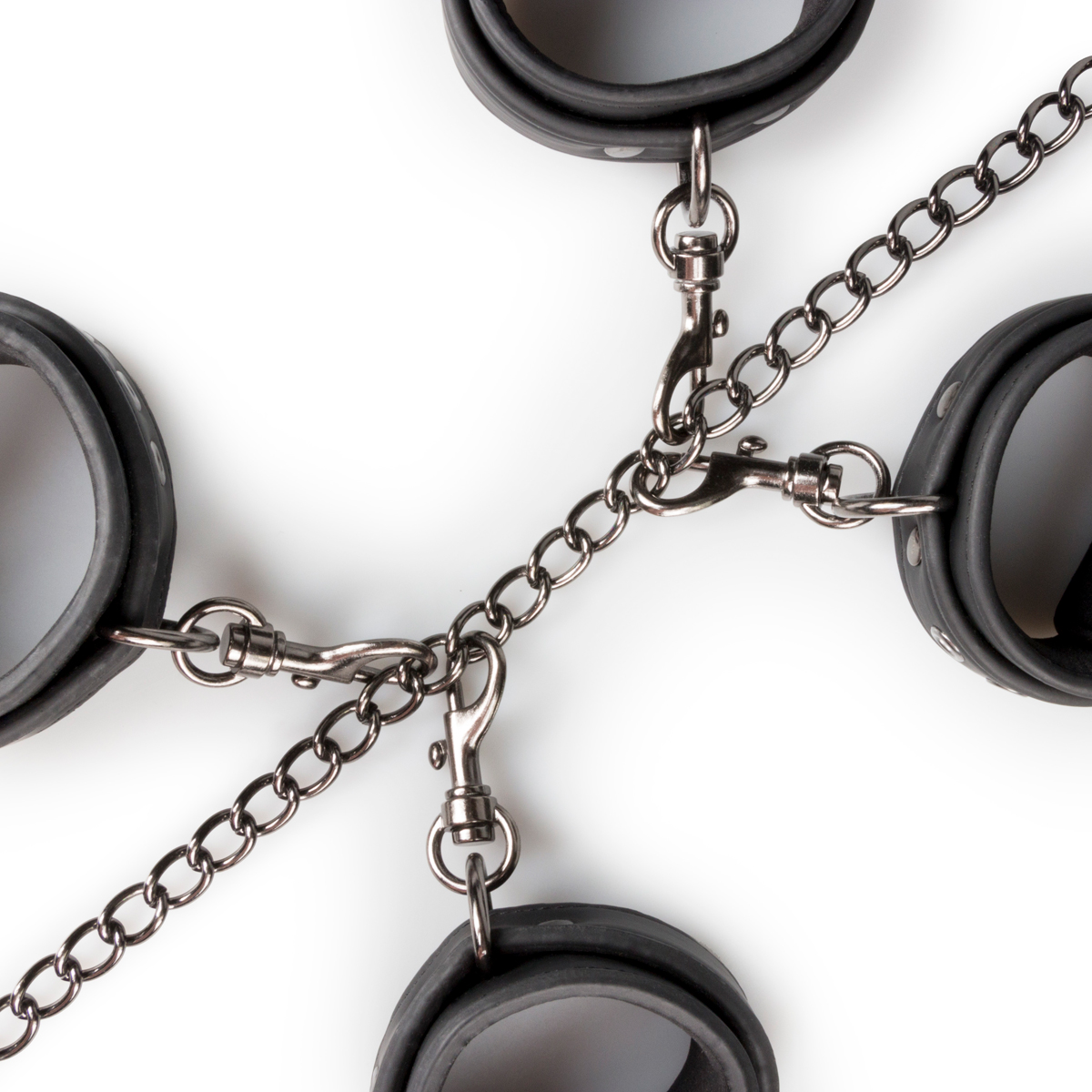 Bondage Fessel-Set aus veganem Leder