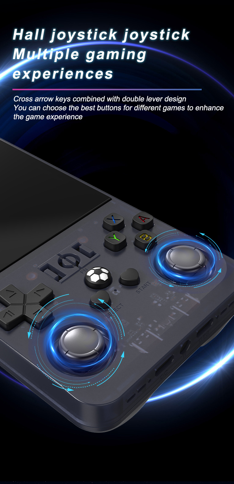 R36Max Retro Handheld Console – 4″ IPS, RK3326, 64 GB, Linux, 18,000+ Games