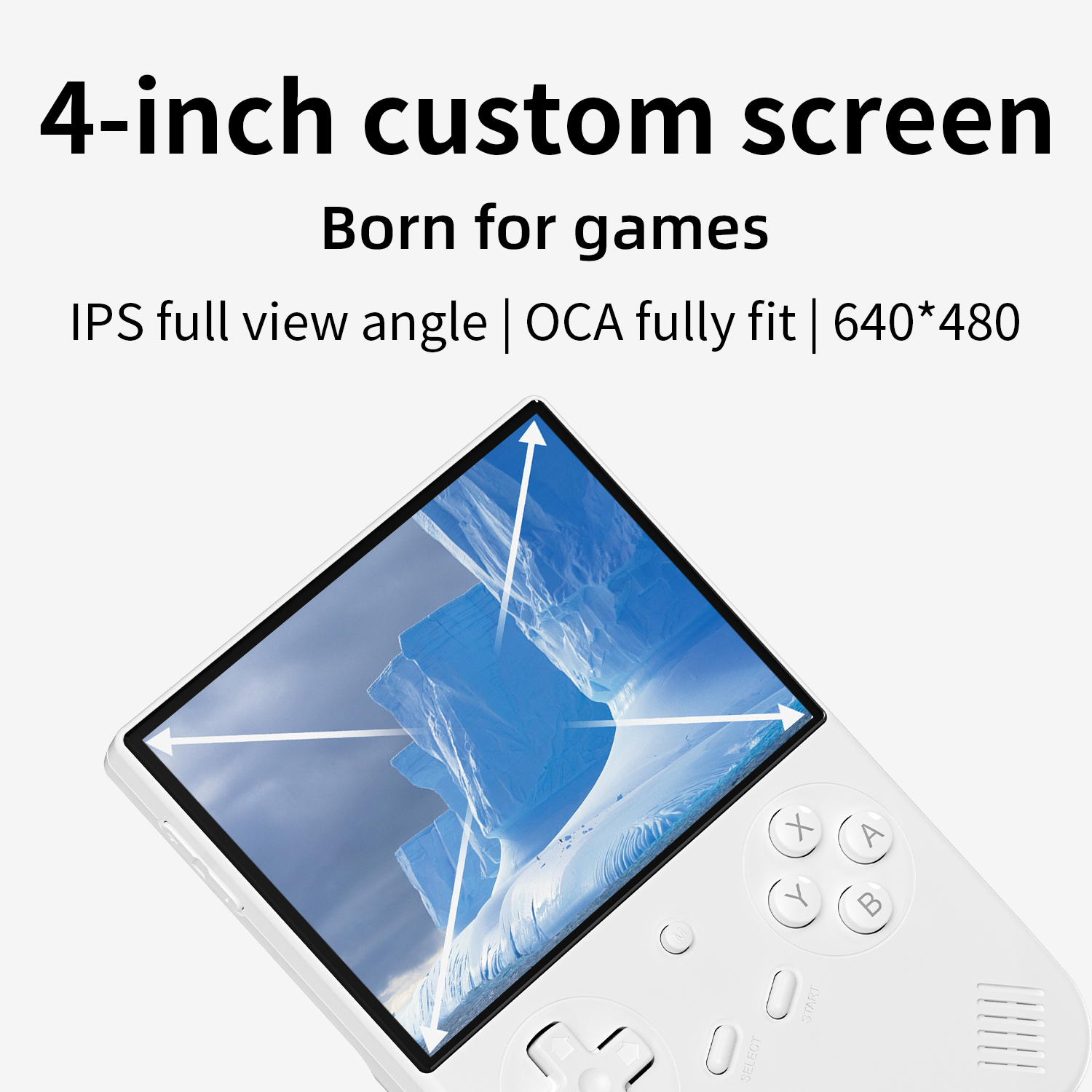 Anbernic RG40XXV Vertical Retro Handheld – 4″ IPS, Allwinner H700, 64 GB, RGB Joystick Lighting