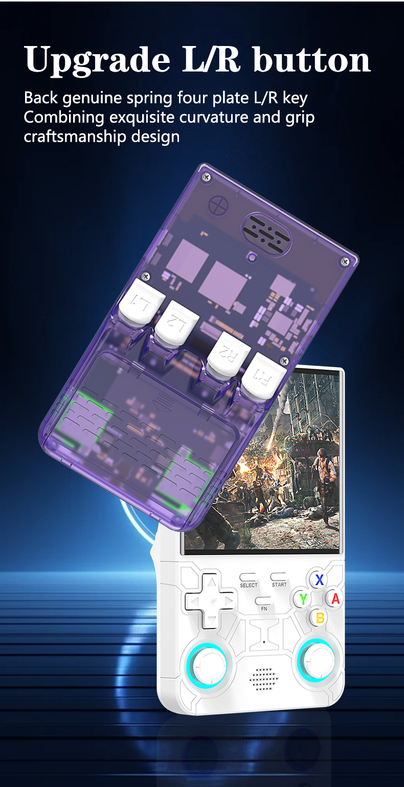 R36ULTRA Retro Handheld Console 2025 – 128GB, 4-Inch HD IPS Screen, Multi-Emulator, 3000mAh Battery