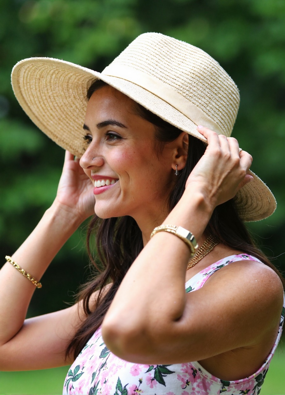 Summer Straw Sun Hat – Natural Light