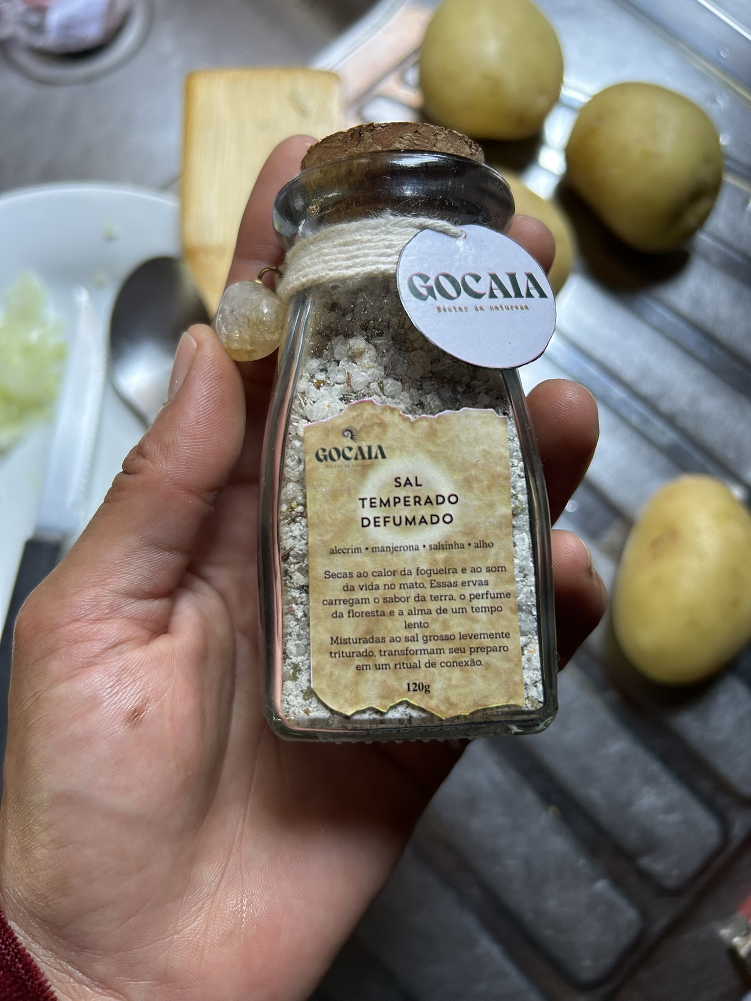 Sal temperado defumado