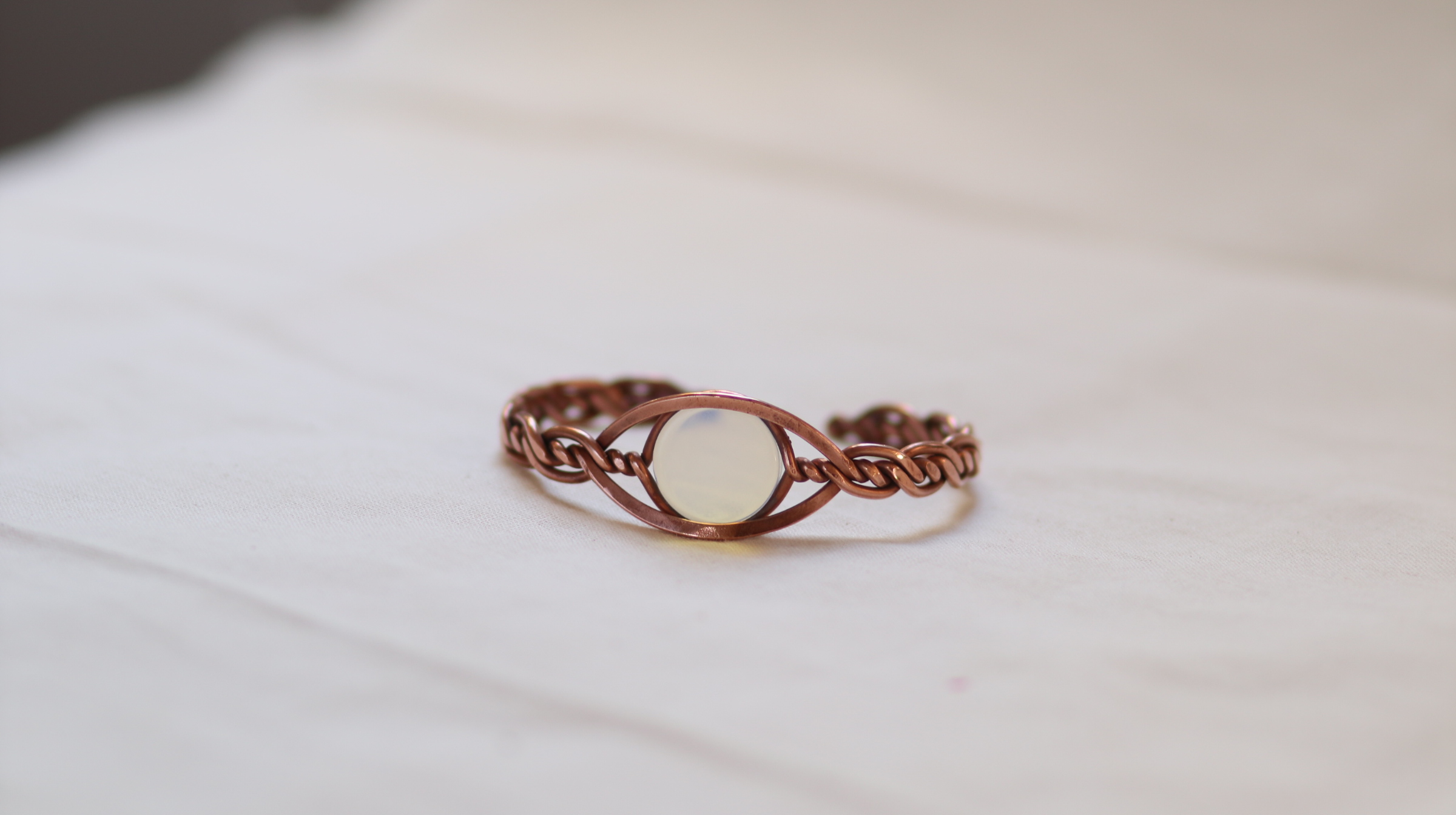 Pulseira de cobre PEDRA DA LUA