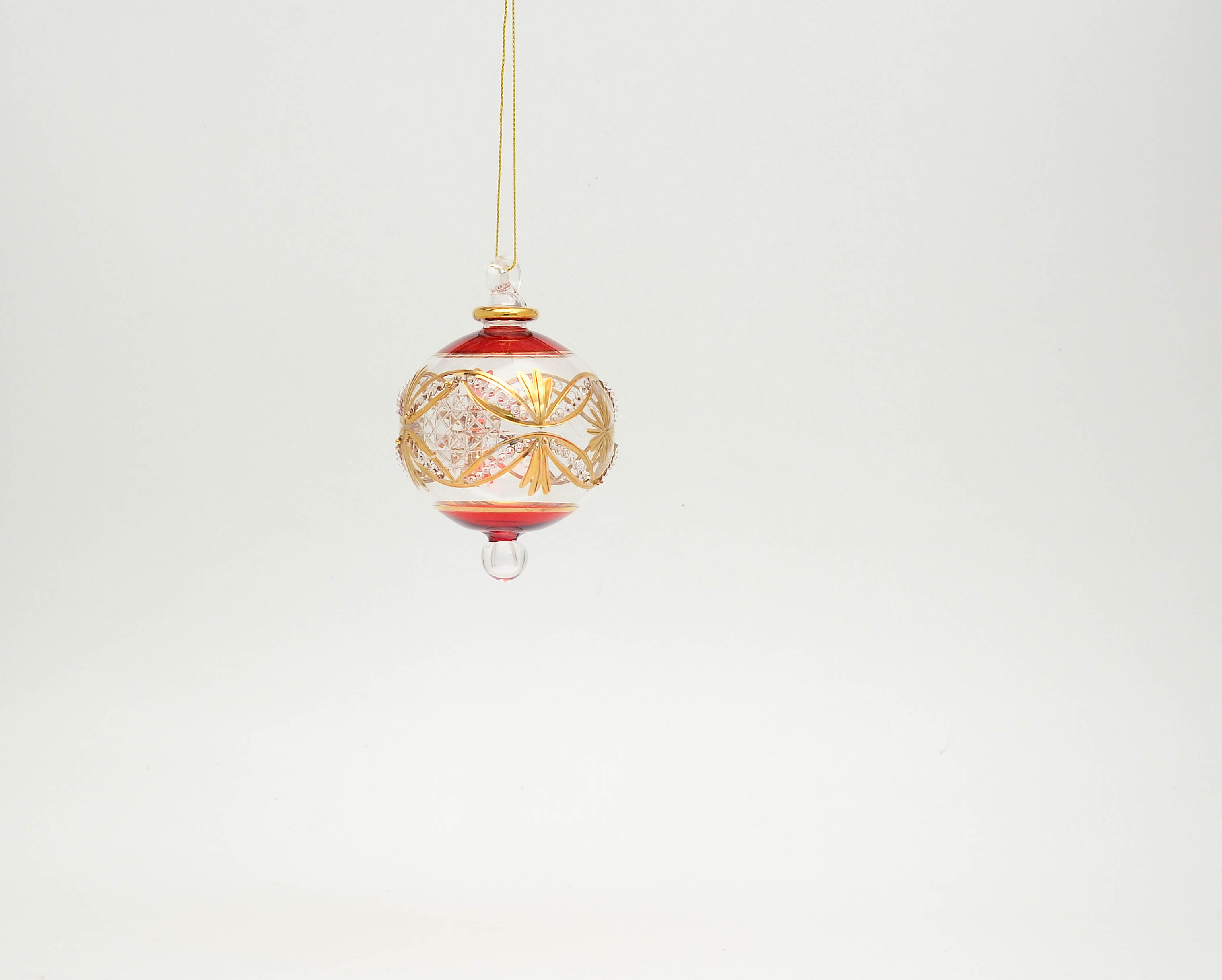 D13 - Handmade Luxurious Glass Ornaments - Set of 10